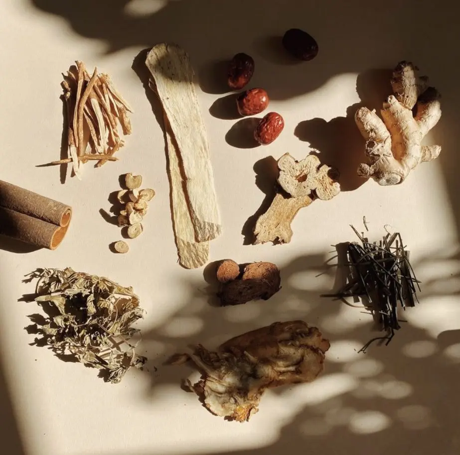 Individual Chinese herbal ingredients