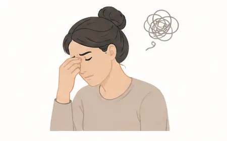 Illustration of stress and overwhelm